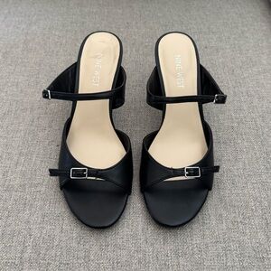 Nine West Redia Black Strappy Women’s Heels✨